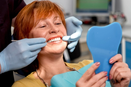 dental surgery of a women